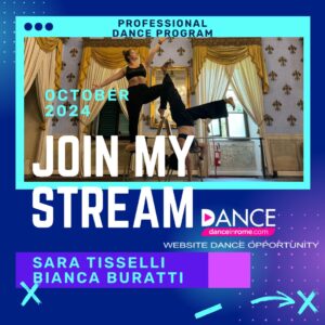 LIVE STREAMING EXCLUSIVE CLASS WITH SARA TISSELLI e BIANCA BURATTI