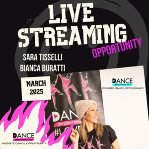 LIVE STREAMING EXCLUSIVE CLASS WITH SARA TISSELLI e BIANCA BURATTI