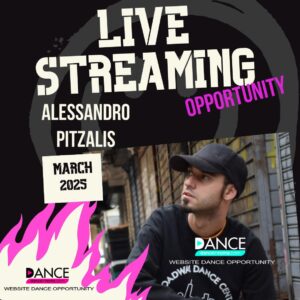 LIVE STREAMING EXCLUSIVE HIP HOP PROFESSIONAL LESSON WITH ALESSANDRO PITZALIS